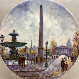 Тарелка Париж фарфор Лимож Limoges