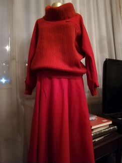 Юбка с кофтой винтаж Германия шерсть