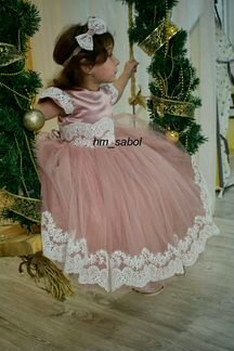 Нарядное платье на новый год в садик