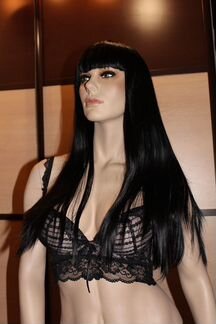 Парик Черный прямой длинный mayliss 50