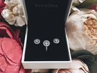 Pandora серьги и кольцо «Оригинал»
