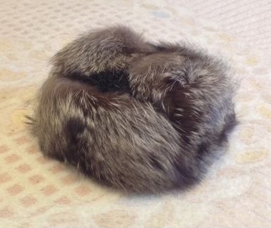 Шапка женская зимняя (чернобурка), р.57