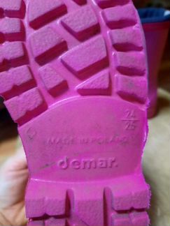 Сапоги резиновые Demar для девочки