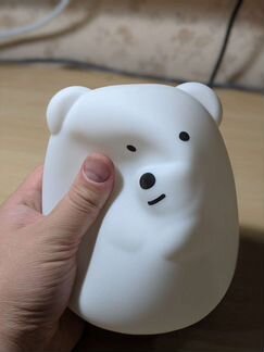 Ночник портативный светильник Rombica LED Мишка Te