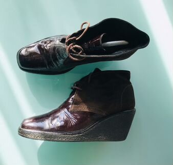 Полуботинки на платформе