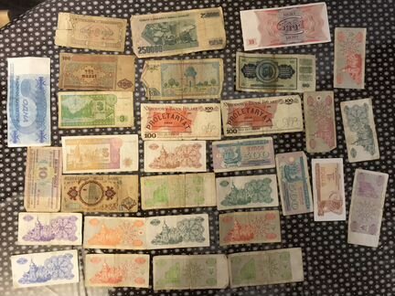 Банкноты СССР и зарубежные