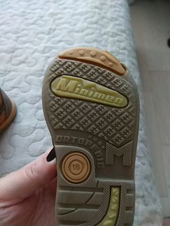 Сандали ортопедические minimen 18 размер