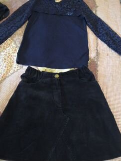 Синяя школьная форма