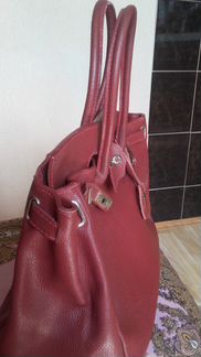 Сумка Италия Кожа (Бордо)