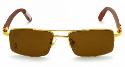 Очки Cartier Bl-wood / c-з очки мед оправы Luxor