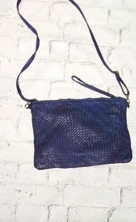 Сумка плетеная кожа Италия