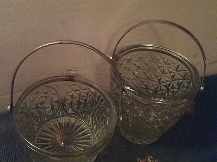 Ваза-конфетница,хрусталь,СССР