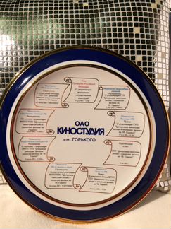 Подарочная тарелка