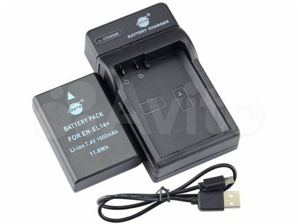 Аккумулятор Nikon EN-EL14+ 1600mAh + зарядное