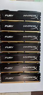 Планки памяти Kingston HyperX fury DDR3 8Gb