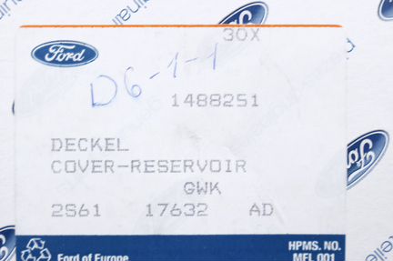 Крышка бачка омывателя Ford Fusion/Fiesta 2001-12