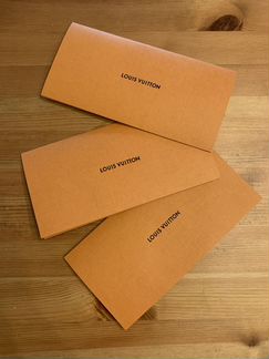 Конверт для чека louis vuitton