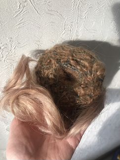 Шиньон из натуральных волос 20см