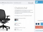 Компьютерное кресло knoll chadwick