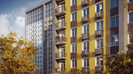 2-к апартаменты, 50.6 м², 17/17 эт.