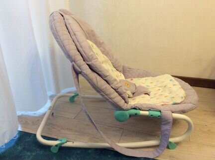 Шезлонг для детей happy baby nesty