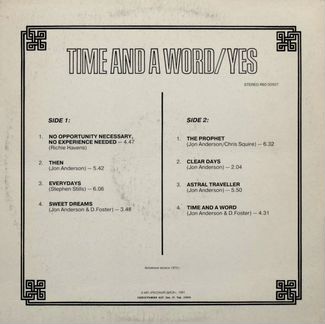 YES Time and a word 12NN RU91
