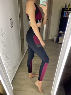 Спортивный топ Repeat Bordo и леггинсы Truelove Bo