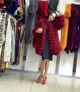 Шуба из ламы