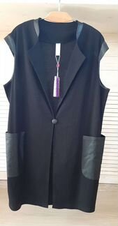 Новая Накидка безрукавка 56-58