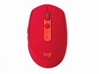 Беспроводная бесшумная мышь Logitech M590 Red