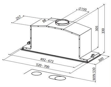 Faber inca LUX glass EV8 X/WH A52