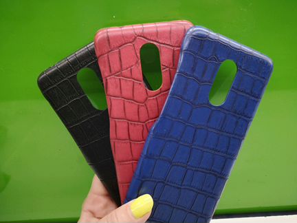 Чехол кожаный (Croc) для Xiaomi Redmi 5