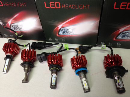 Лампы светодиодные LED H4/H7/Н11/H3/Н8/H1/HB4/H27