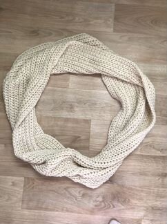 Шарф снуд вязаный