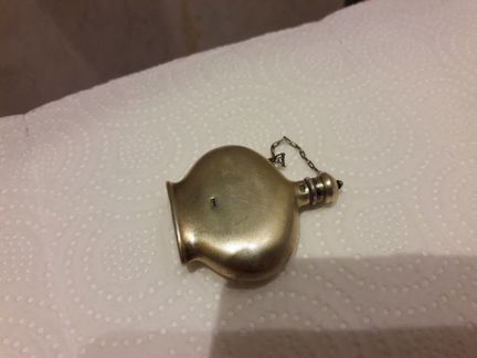 Серебро: флакон (СССР, 875) и ложка (середина 19в)