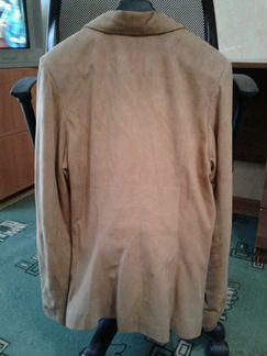 Пиджак натуральная замша