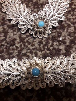 Ожерелье, браслет, серьги