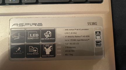 Ноутбук Acer 5538G