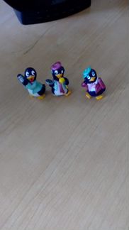 Игрушки из киндера. Пингвины