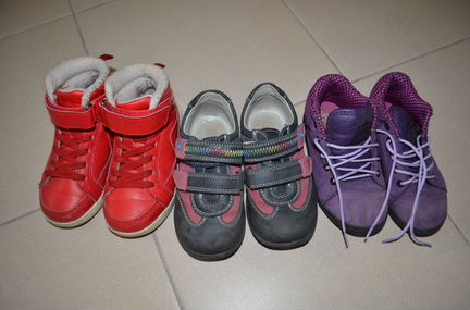 Обувь девочке р25 kidtex, H&M,stride rite за все
