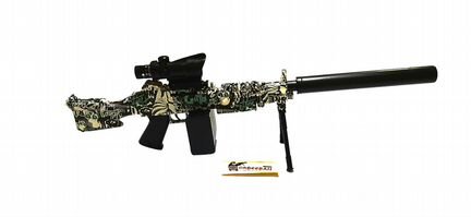 М249 граффити пулемет