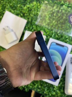 Новый iPhone 12 128gb синий чек 1 месяц идеал
