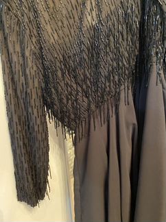 Платье черное topshop Unique вечернее