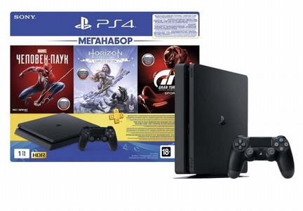 Новая PS4 Slim 1Tb