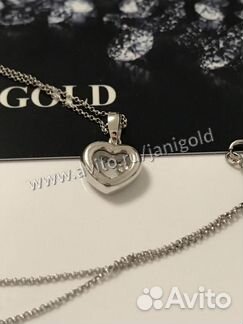 Золотой кулон Шопард Chopard