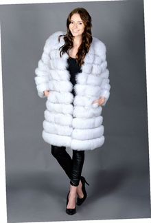 Шуба из песца трансформер 4 в 1