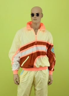 Легенда 90-х Винтажный Анорак-олимпийка Hotdogger