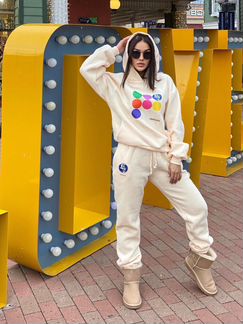 Спортивный костюм на флисе женский теплый