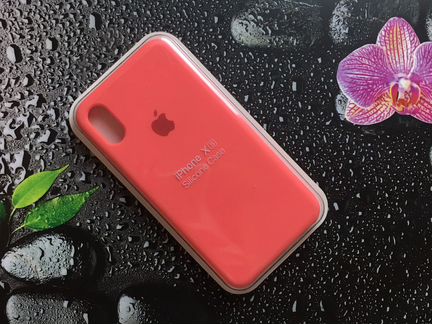 Чехол на iPhone X/XS Алый