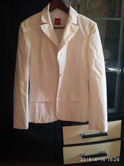 Пиджак белый хлопок Olsen